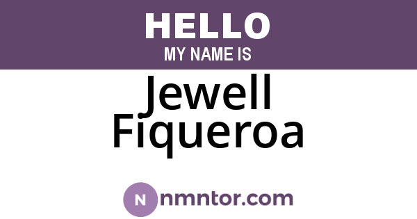 Jewell Fiqueroa