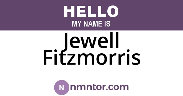 Jewell Fitzmorris