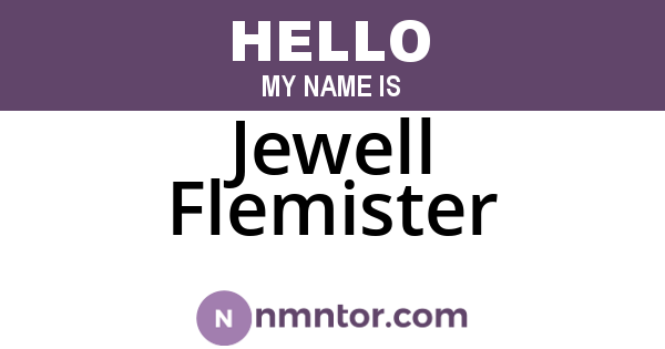 Jewell Flemister