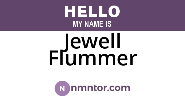 Jewell Flummer