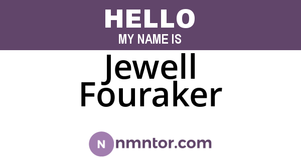 Jewell Fouraker