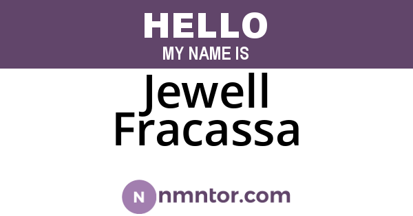 Jewell Fracassa