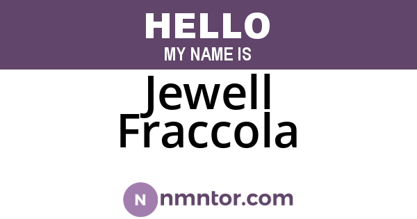 Jewell Fraccola