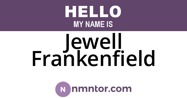 Jewell Frankenfield