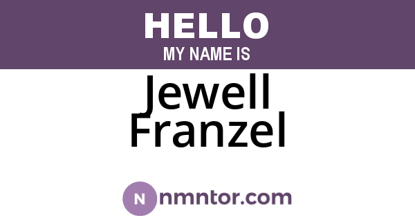 Jewell Franzel