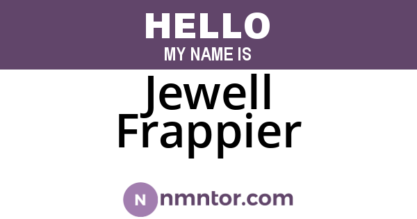 Jewell Frappier