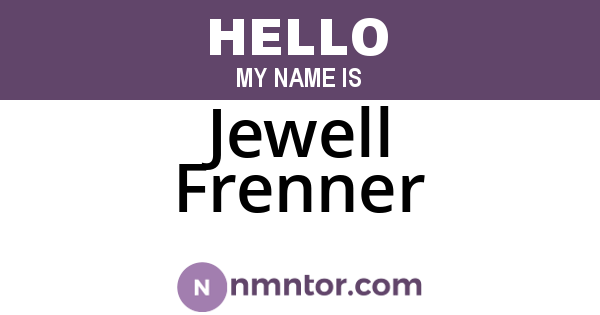 Jewell Frenner