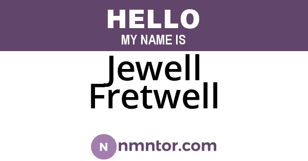 Jewell Fretwell