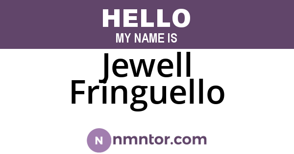 Jewell Fringuello