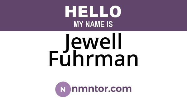 Jewell Fuhrman
