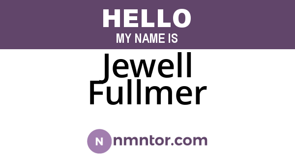 Jewell Fullmer