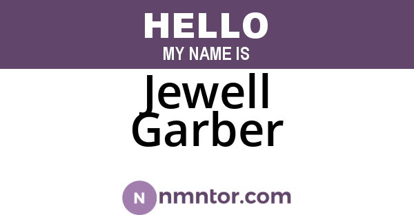 Jewell Garber