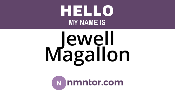 Jewell Magallon