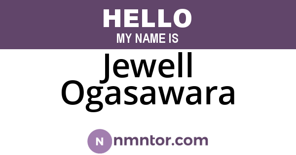 Jewell Ogasawara