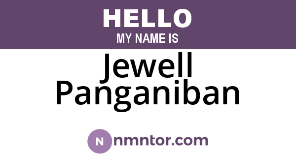 Jewell Panganiban