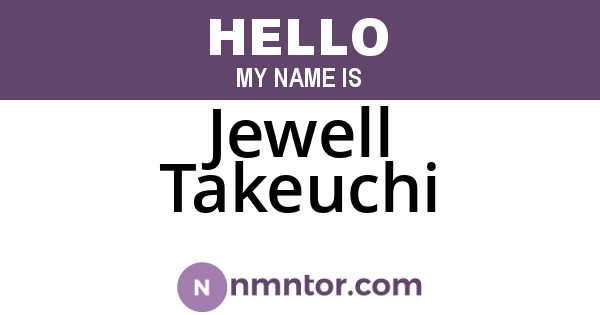 Jewell Takeuchi