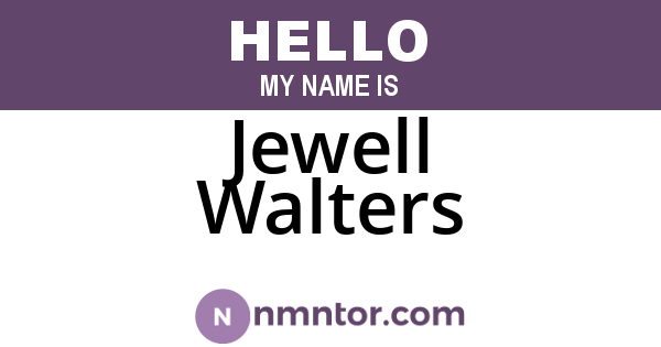 Jewell Walters