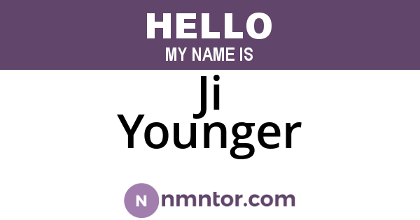 Ji Younger