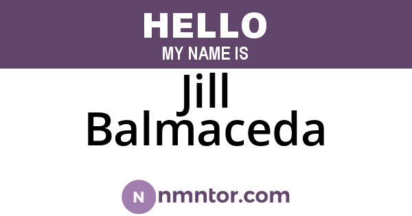 Jill Balmaceda