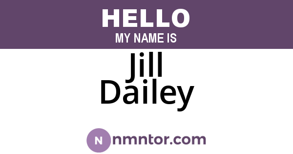 Jill Dailey