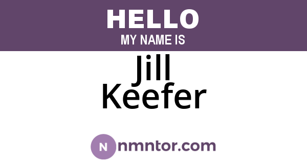 Jill Keefer