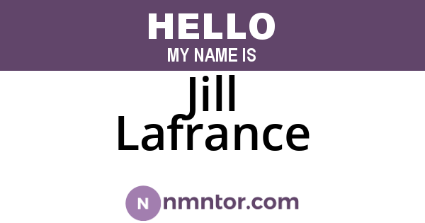 Jill Lafrance