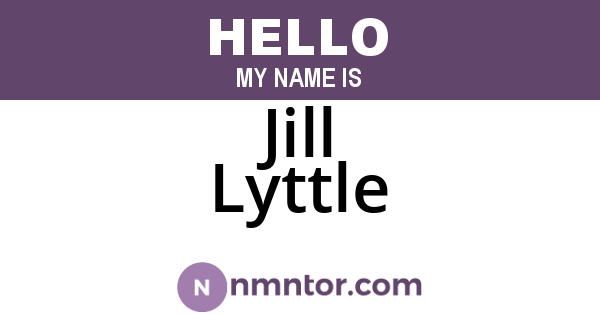 Jill Lyttle