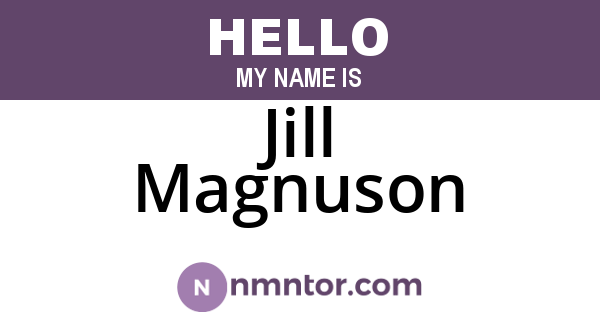 Jill Magnuson