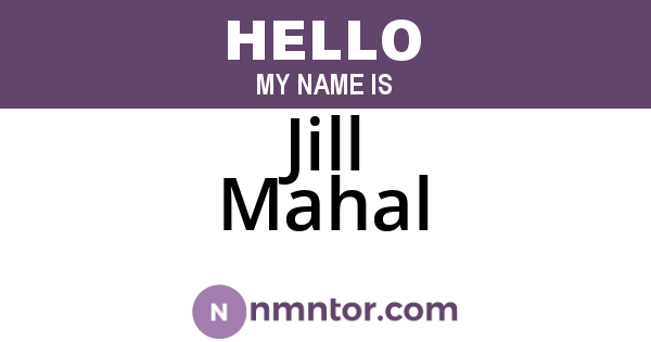 Jill Mahal