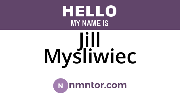 Jill Mysliwiec