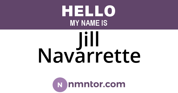 Jill Navarrette