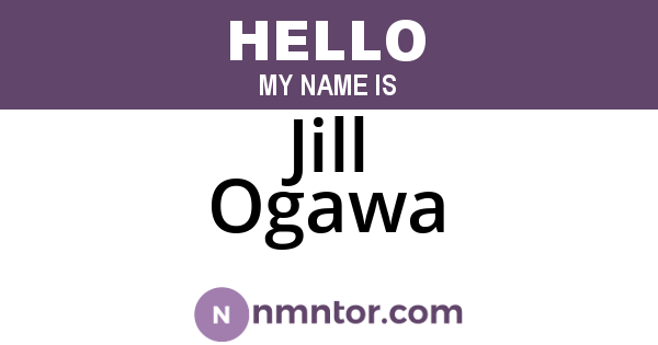 Jill Ogawa