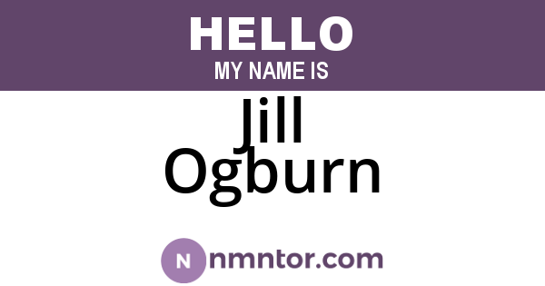 Jill Ogburn