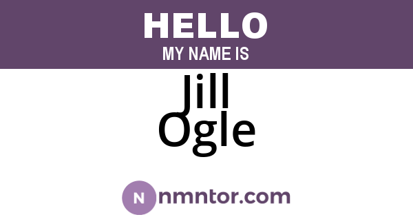 Jill Ogle