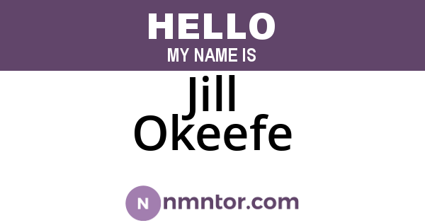 Jill Okeefe