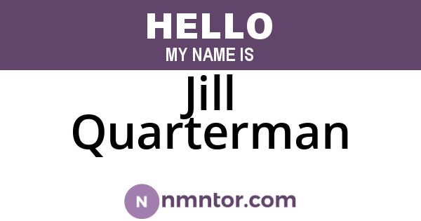 Jill Quarterman