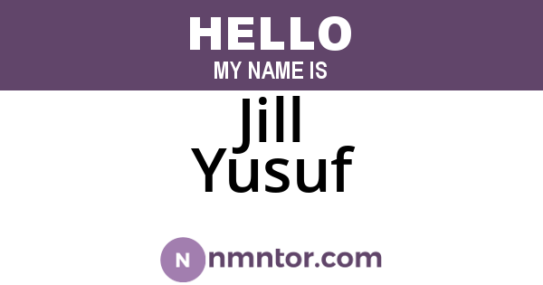 Jill Yusuf