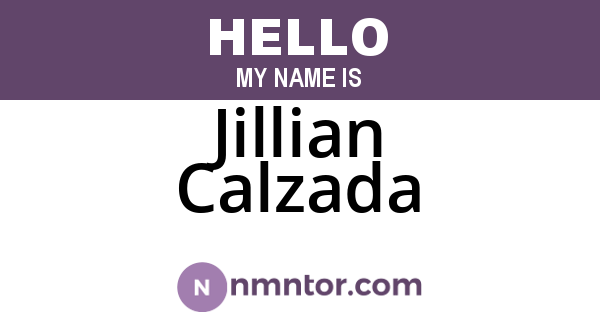 Jillian Calzada