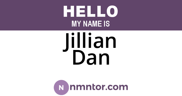 Jillian Dan