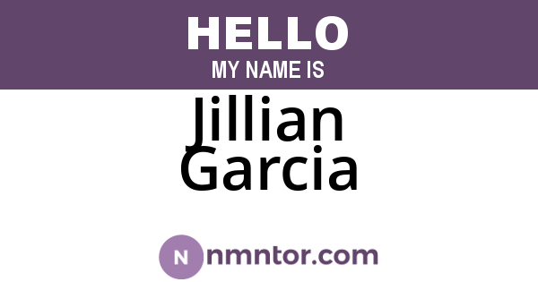 Jillian Garcia