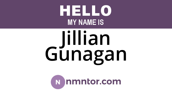 Jillian Gunagan