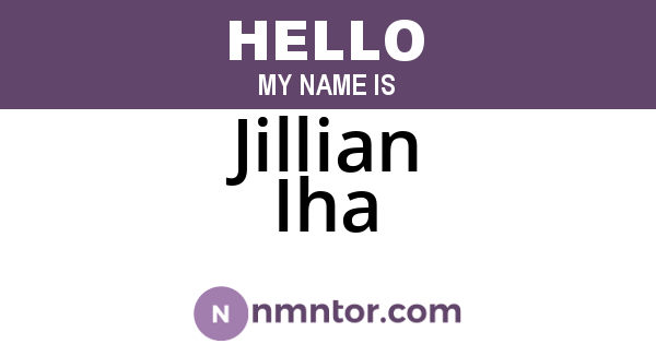Jillian Iha
