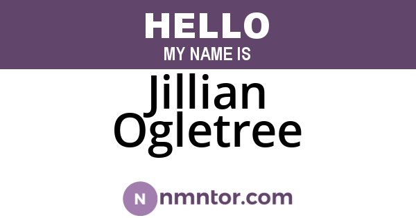Jillian Ogletree