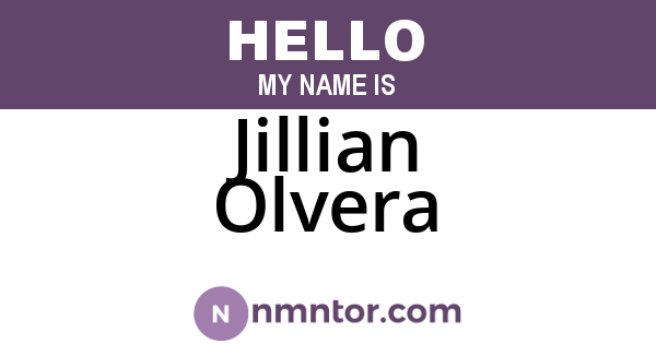 Jillian Olvera