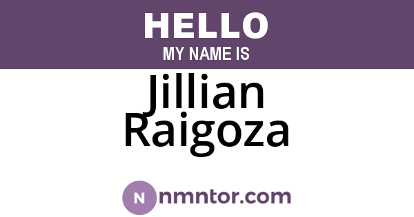 Jillian Raigoza