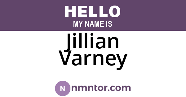 Jillian Varney