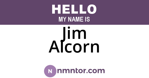 Jim Alcorn
