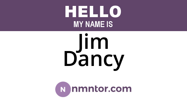 Jim Dancy