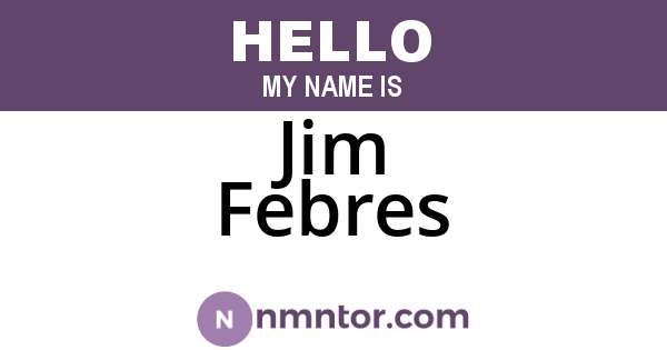 Jim Febres