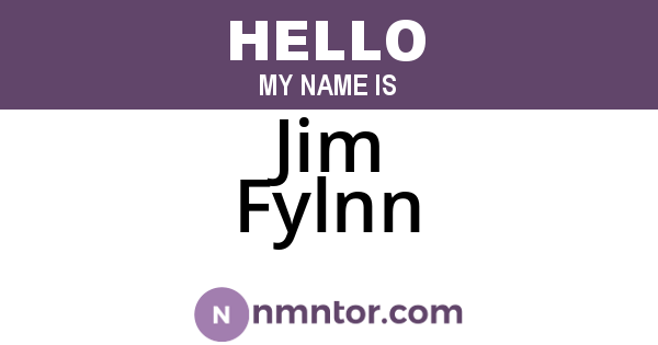 Jim Fylnn
